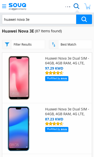 Mobile view