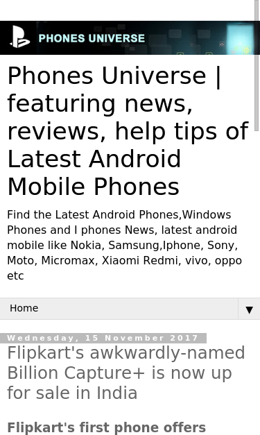 Mobile view