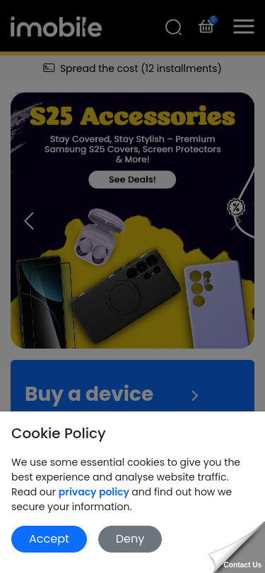 Mobile view