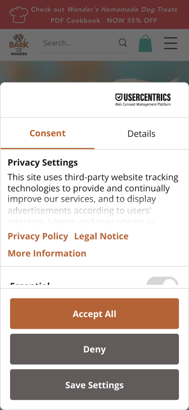 Mobile view