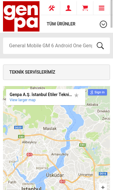 Mobile view