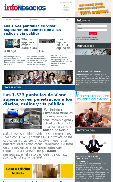 Mobile view