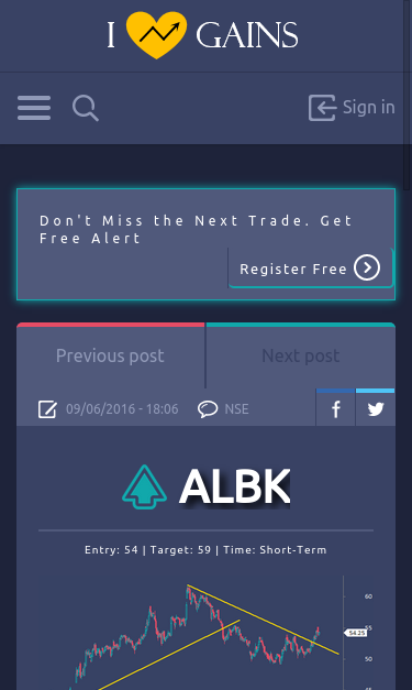 Mobile view