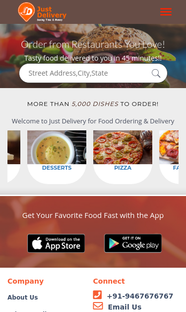 Mobile view