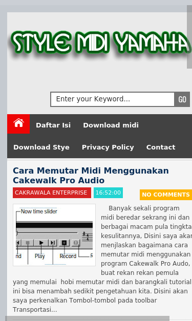 Mobile view