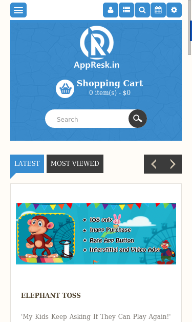 Mobile view