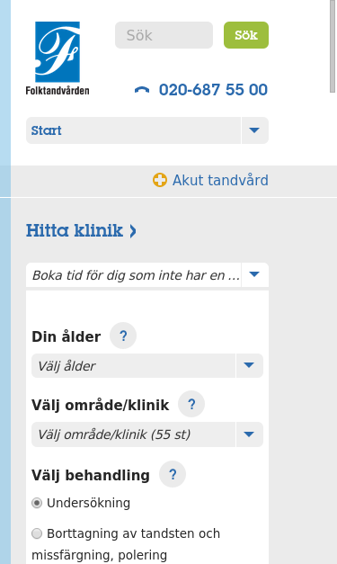 Mobile view