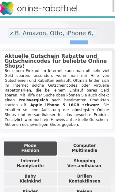 Mobile view