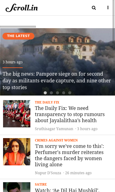 Mobile view