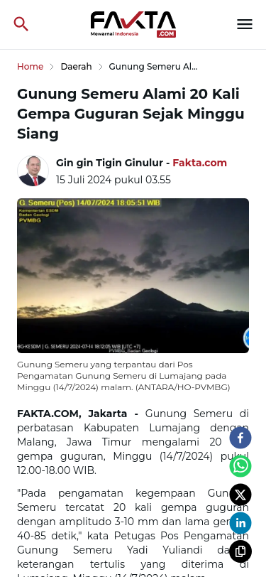 Mobile view