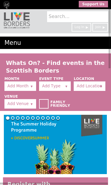 Mobile view
