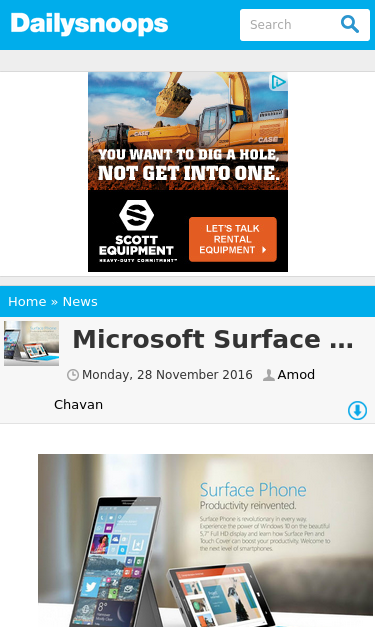 Mobile view