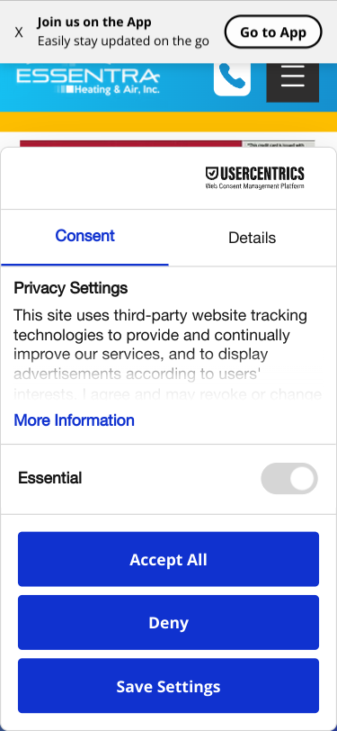 Mobile view