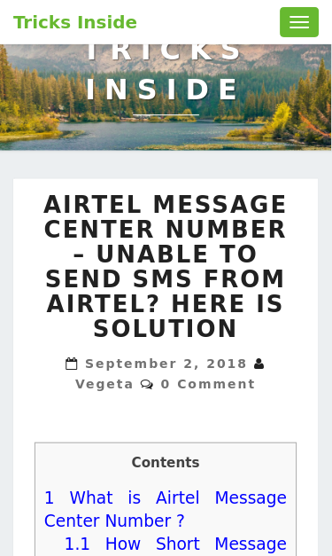 Mobile view