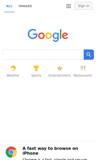 Mobile view