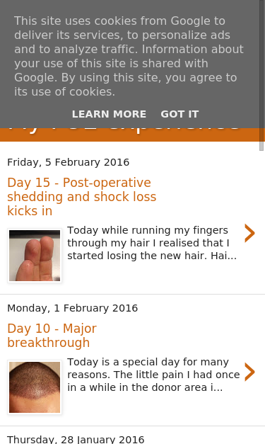Mobile view
