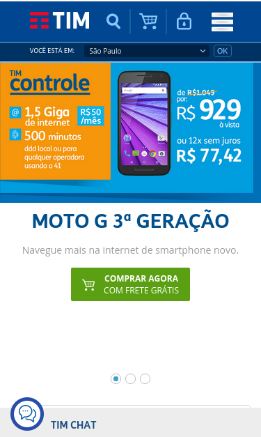Mobile view