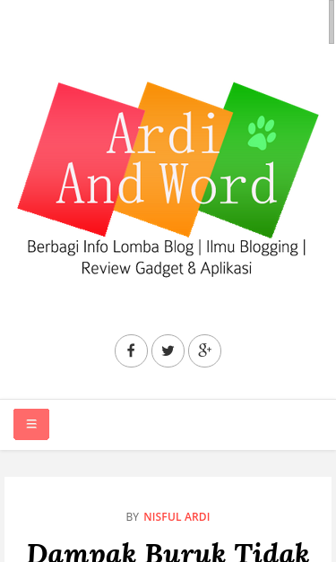 Mobile view