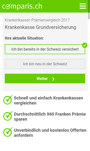 Mobile view