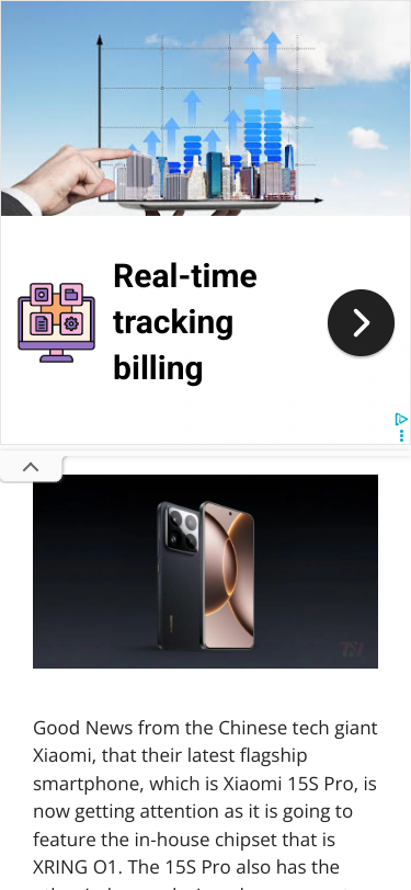 Mobile view
