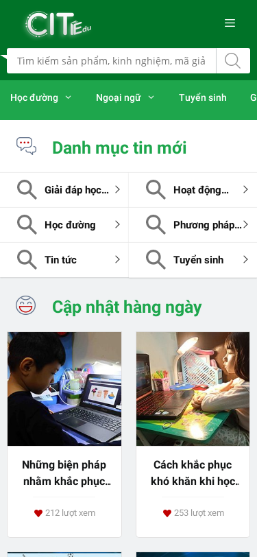 Mobile view