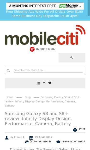 Mobile view