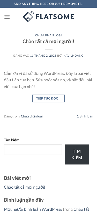 Mobile view
