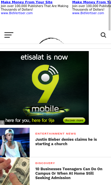 Mobile view