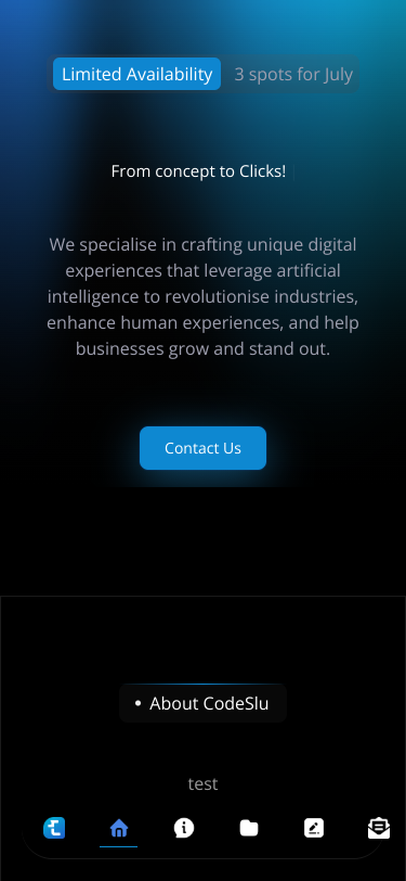 Mobile view