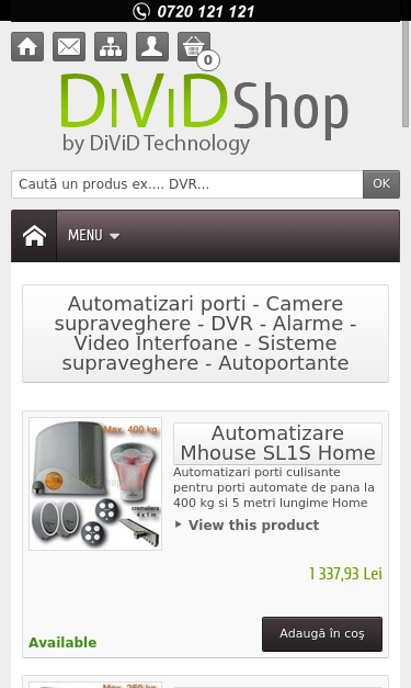 Mobile view