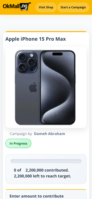 Mobile view