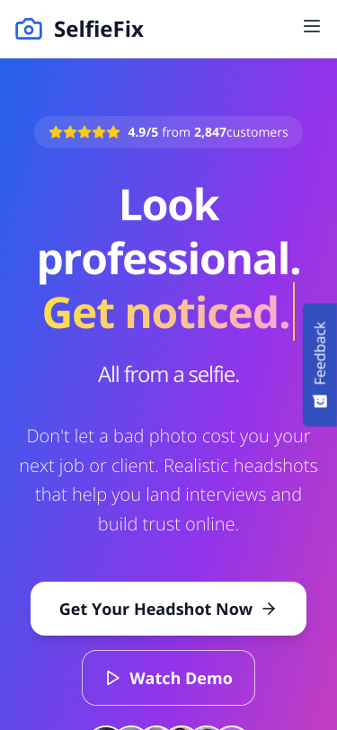 Mobile view