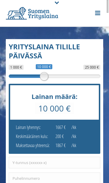 Mobile view