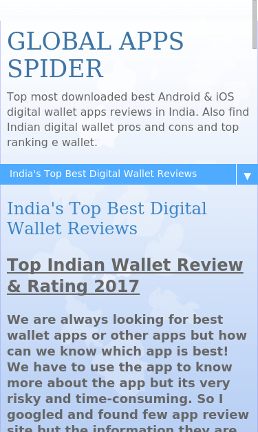Mobile view