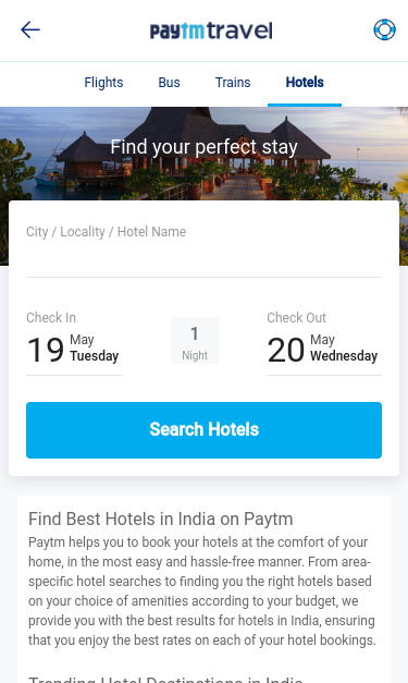 Mobile view