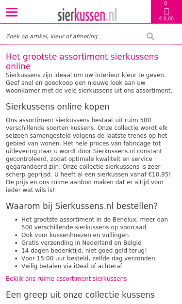 Mobile view
