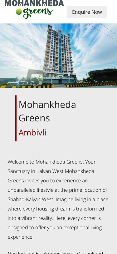 Mobile view