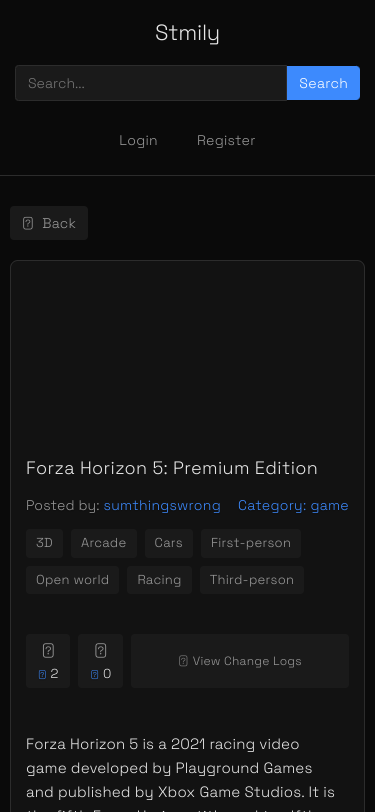 Mobile view