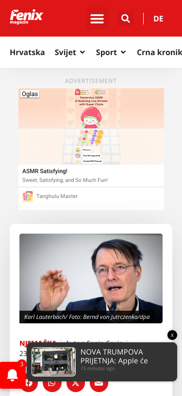 Mobile view
