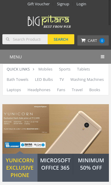Mobile view