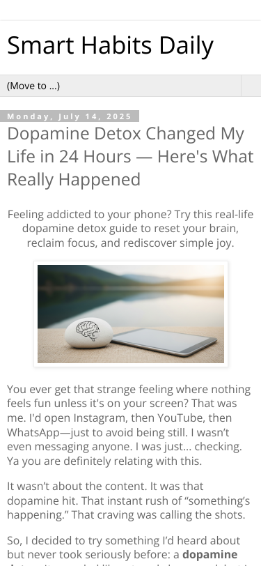Mobile view