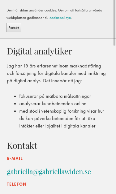 Mobile view