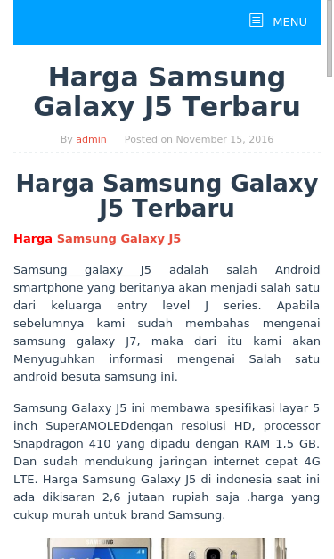 Mobile view
