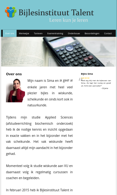 Mobile view