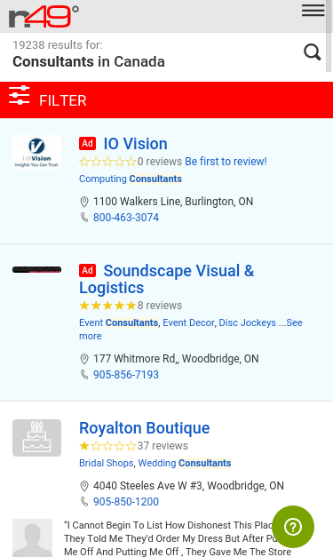 Mobile view