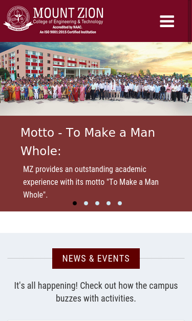 Mobile view