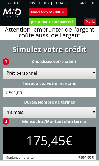 Mobile view