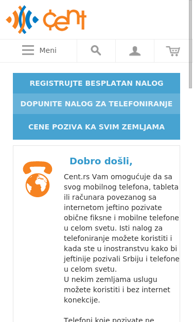 Mobile view