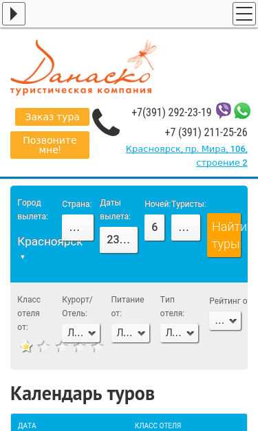 Mobile view