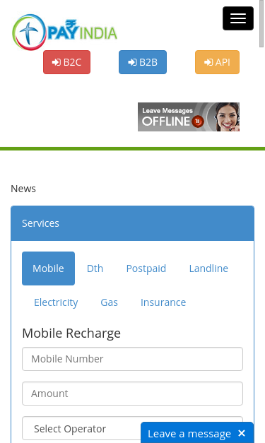 Mobile view